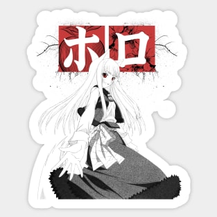 Snow cover Wolf Harvest Deity Sticker